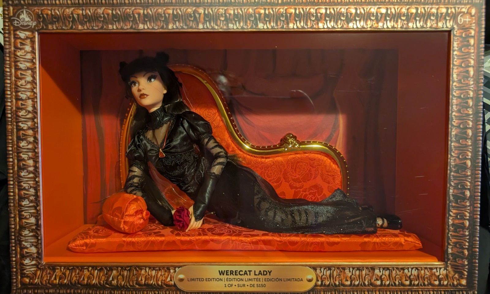 Disney Store Haunted Mansion Werecat Lady Limited Edition Doll 17” LE 5150 New 