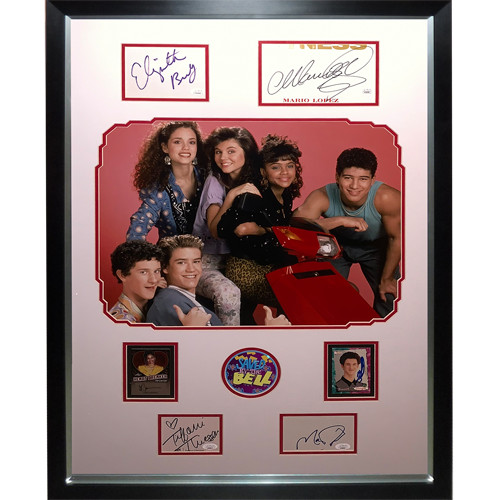 Saved By The Bell Deluxe Framed 16x20 Photo with All Cast Autographs - JSA Saved By The Bell Deluxe Framed 16x20 Photo with All Cast Autographs - JSA