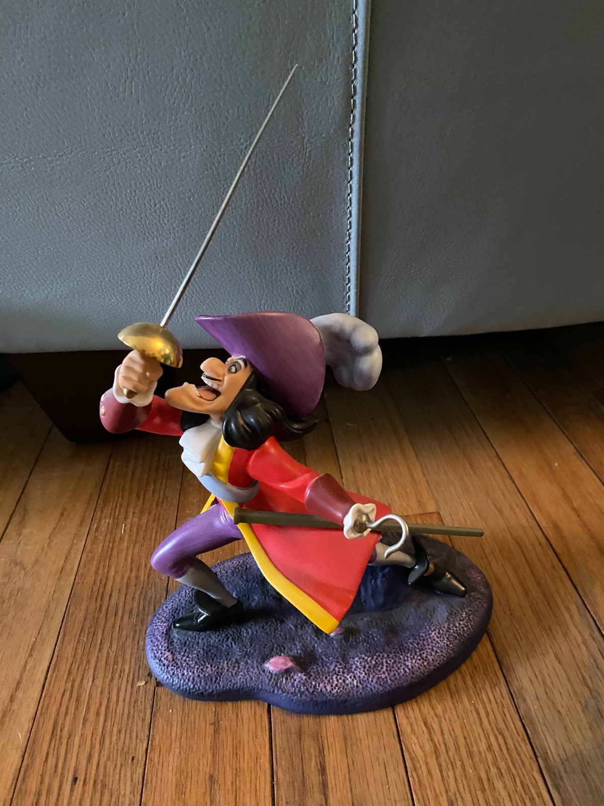 WDCC Disney Peter Pan Captain Hook I'VE GOT YOU THIS TIME Figurine in Box COA