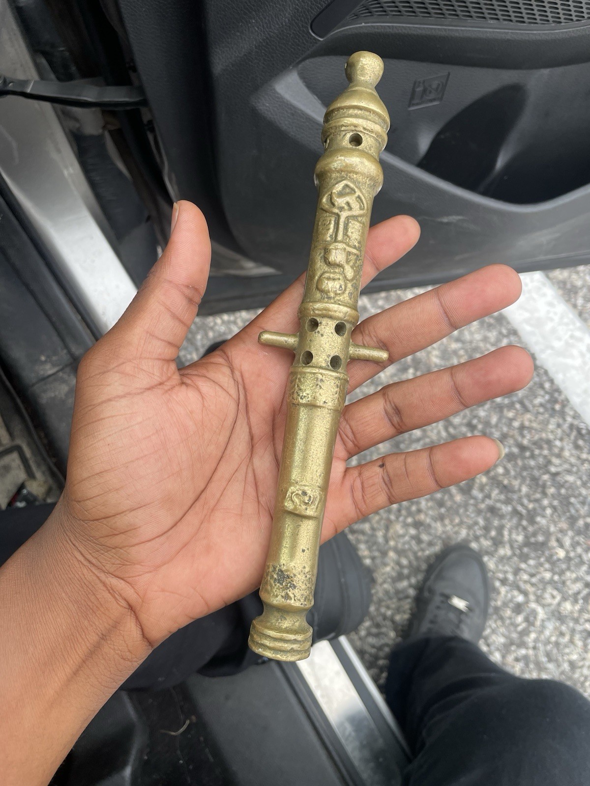 Vintage Brass Cannon Barrel Vintage Brass Cannon Barrel