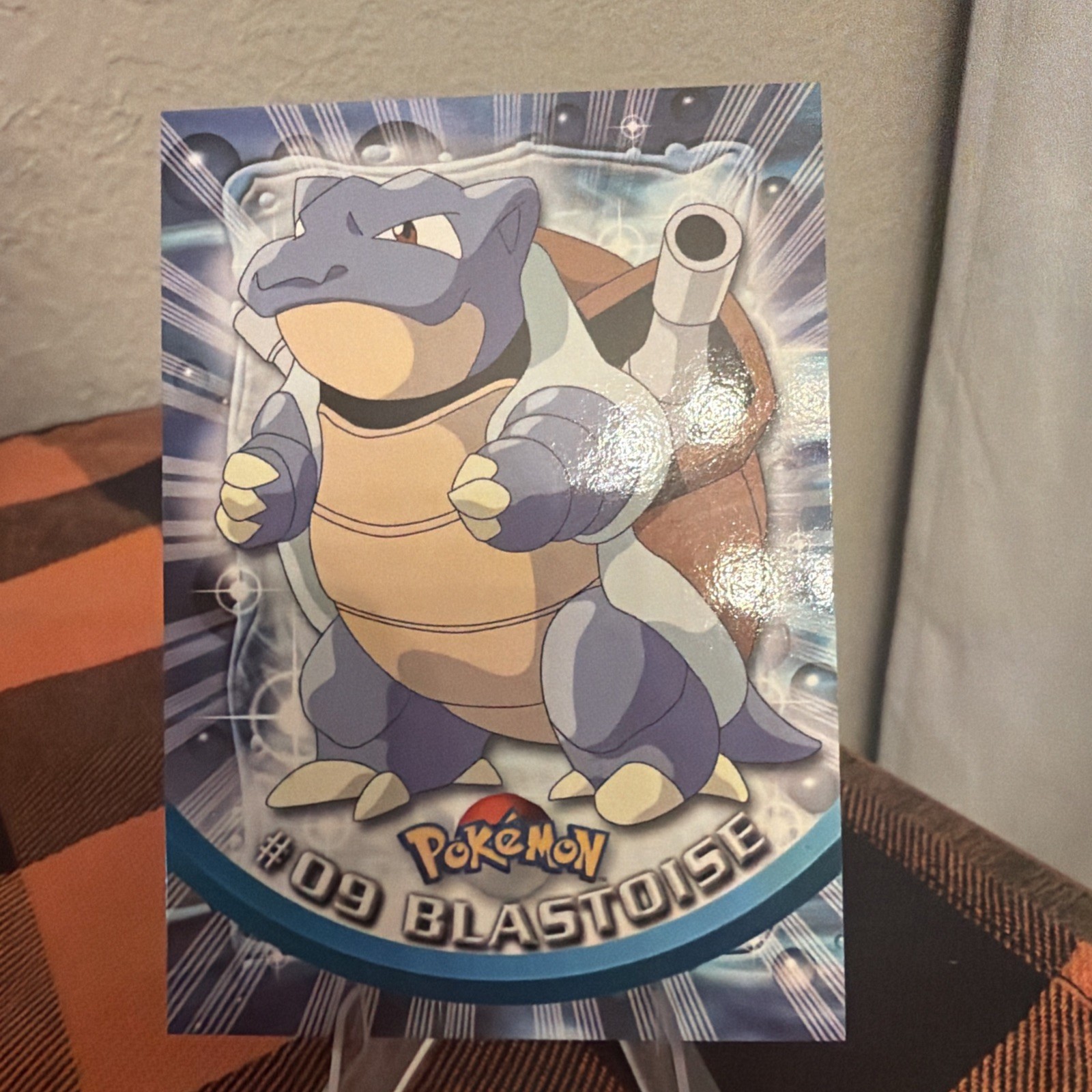 Vintage Pokemon Blastoise #09 Glossy Collector Card Nintendo Original Artwork
