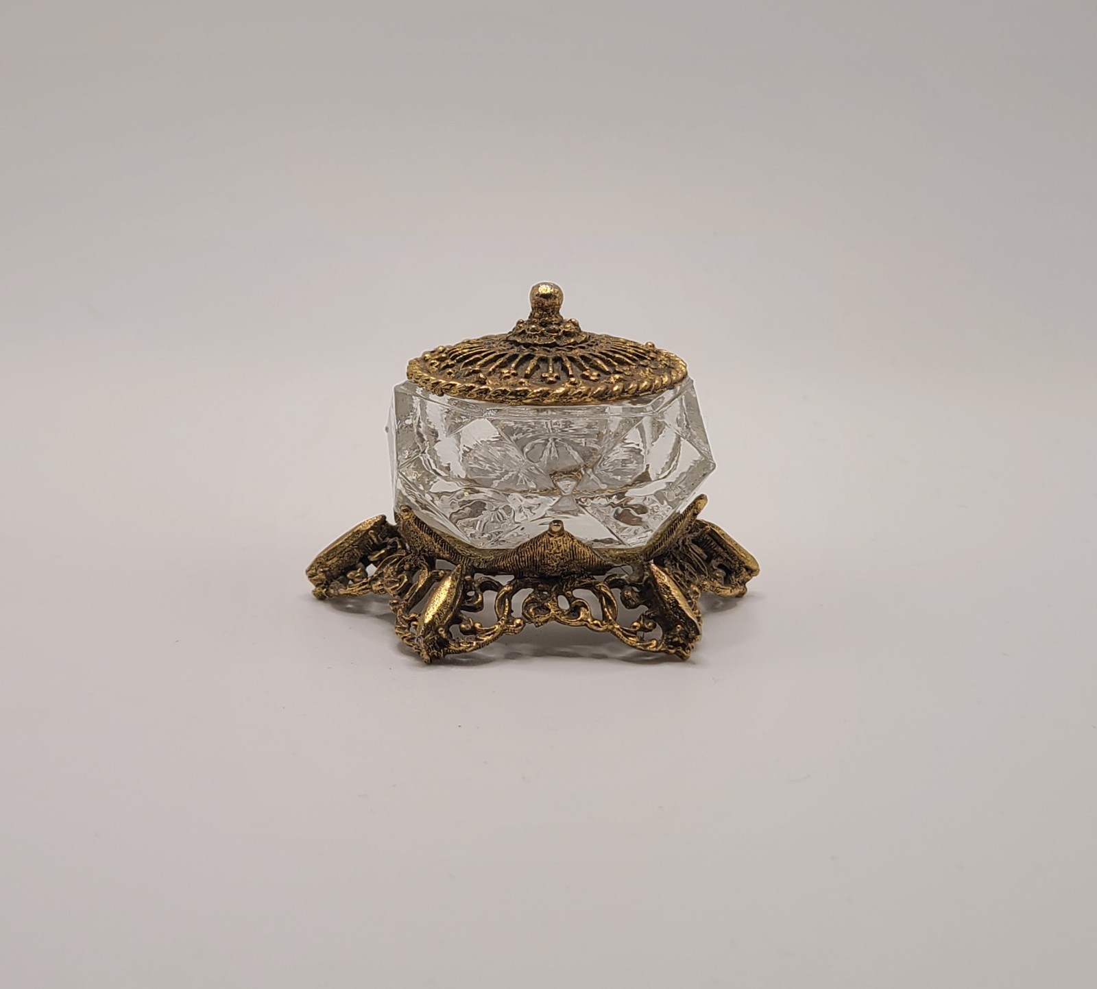 Miniature Celeste Gold Condiment Server (#0288) Miniature Celeste Gold Condiment Server (#0288)