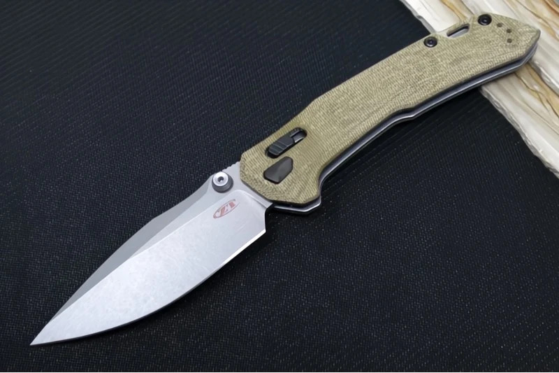 Zero Tolerance 0203GRM390 Manual Folder - M390 / Green Canvas Micarta Handle Zero Tolerance 0203GRM390 Manual Folder - M390 / Green Canvas Micarta Handle