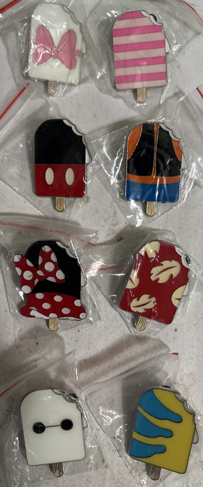 Disney ICE CREAM STICKS Pins lot of 8 Disney ICE CREAM STICKS Pins lot of 8