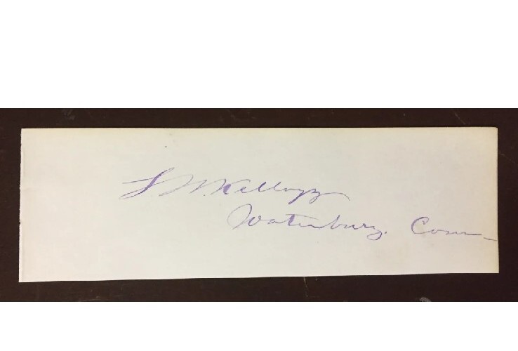 Stephen Wright Kellogg CT Congress - YALE Scull & Bones - Brigadier GENERAL Auto