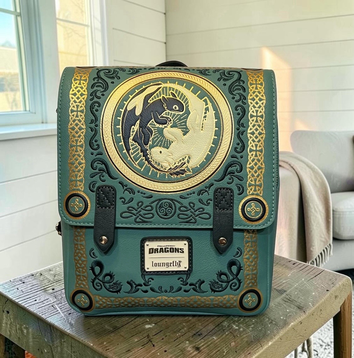 Loungefly How to Train Your Dragon Toothless & Light Fury Mini Backpack Loungefly How to Train Your Dragon Toothless & Light Fury Mini Backpack