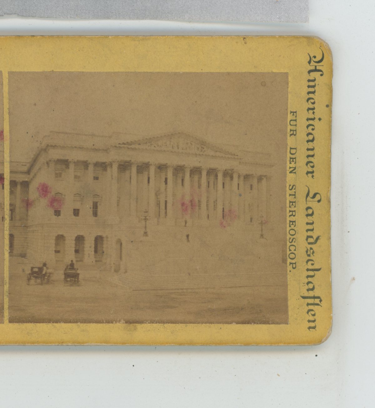 Capitol Washington DC D. Breidenbach Stereoview