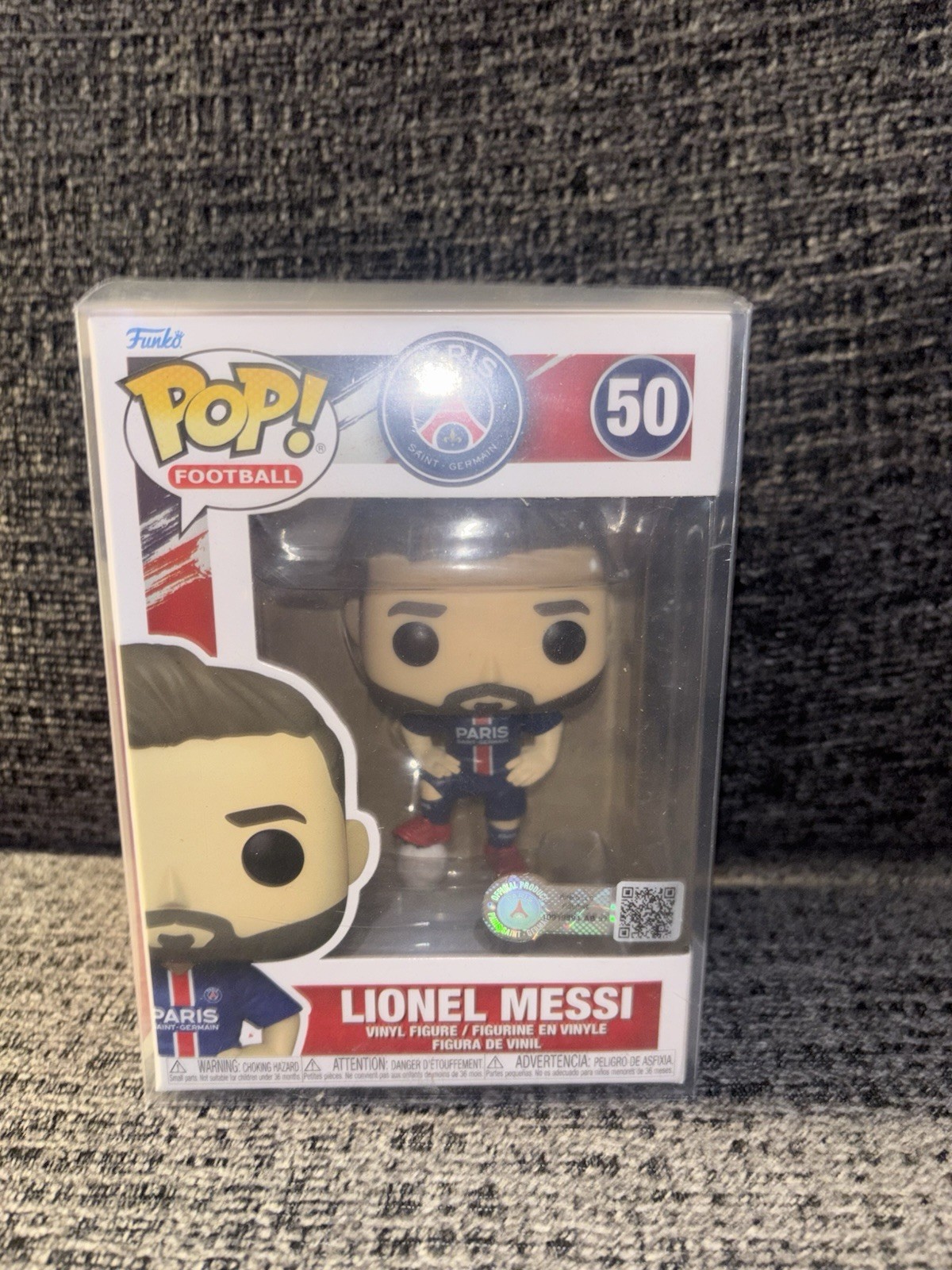 Funko Pop Vinyl: Lionel Messi Paris Saint-Germain #50 Figure