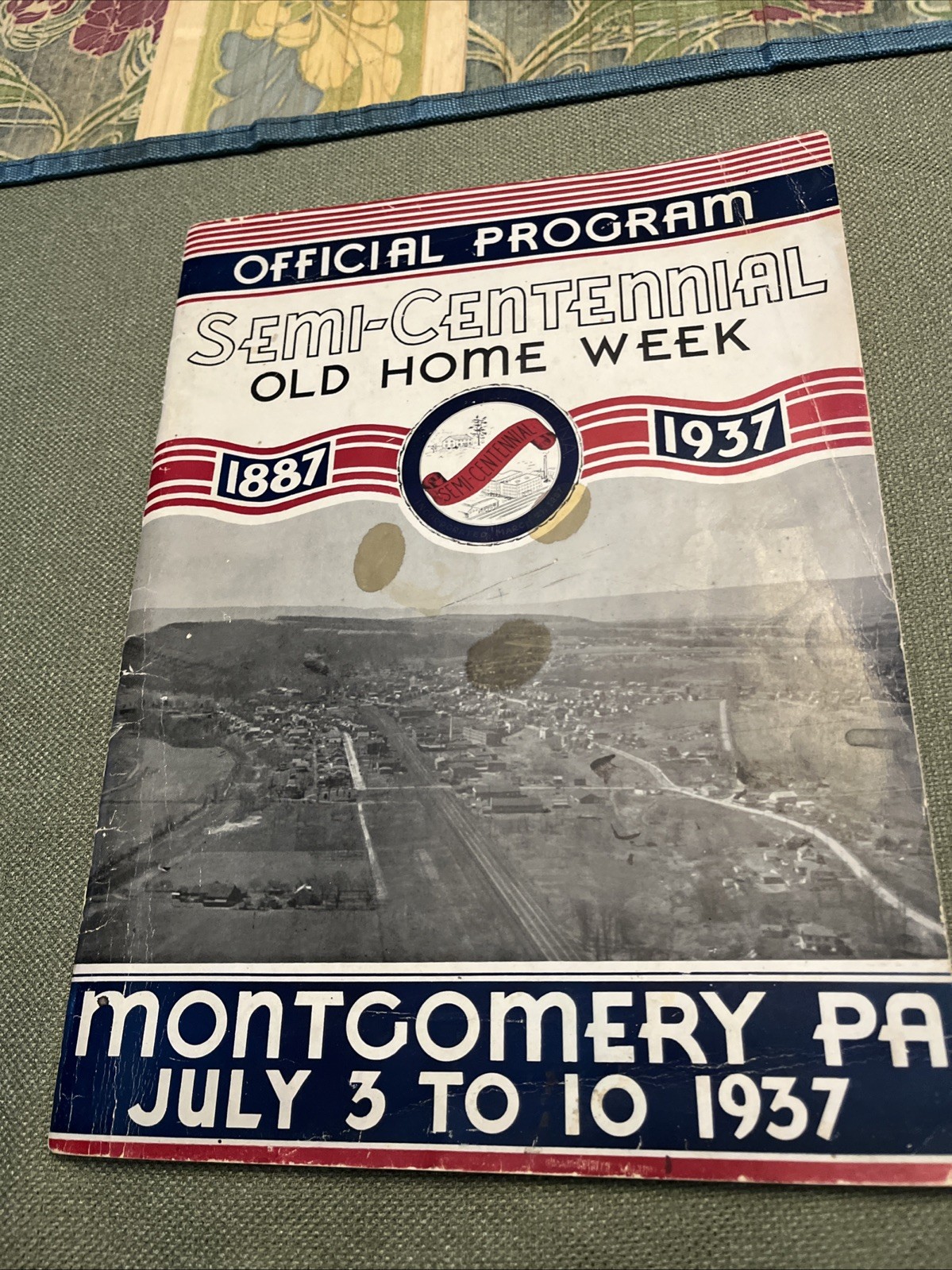 1937 Semi-centennial old home week book Montgomery, PA Pennsylvania, History 1937 Semi-centennial old home week book Montgomery, PA Pennsylvania, History