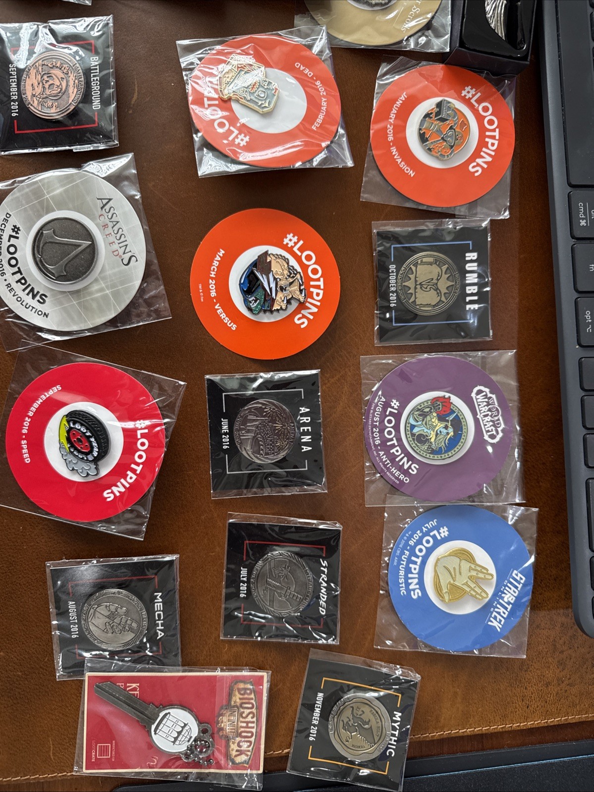 Loot Crate Pins Lot 20 + Pieces Loot Crate Pins Lot 20 + Pieces