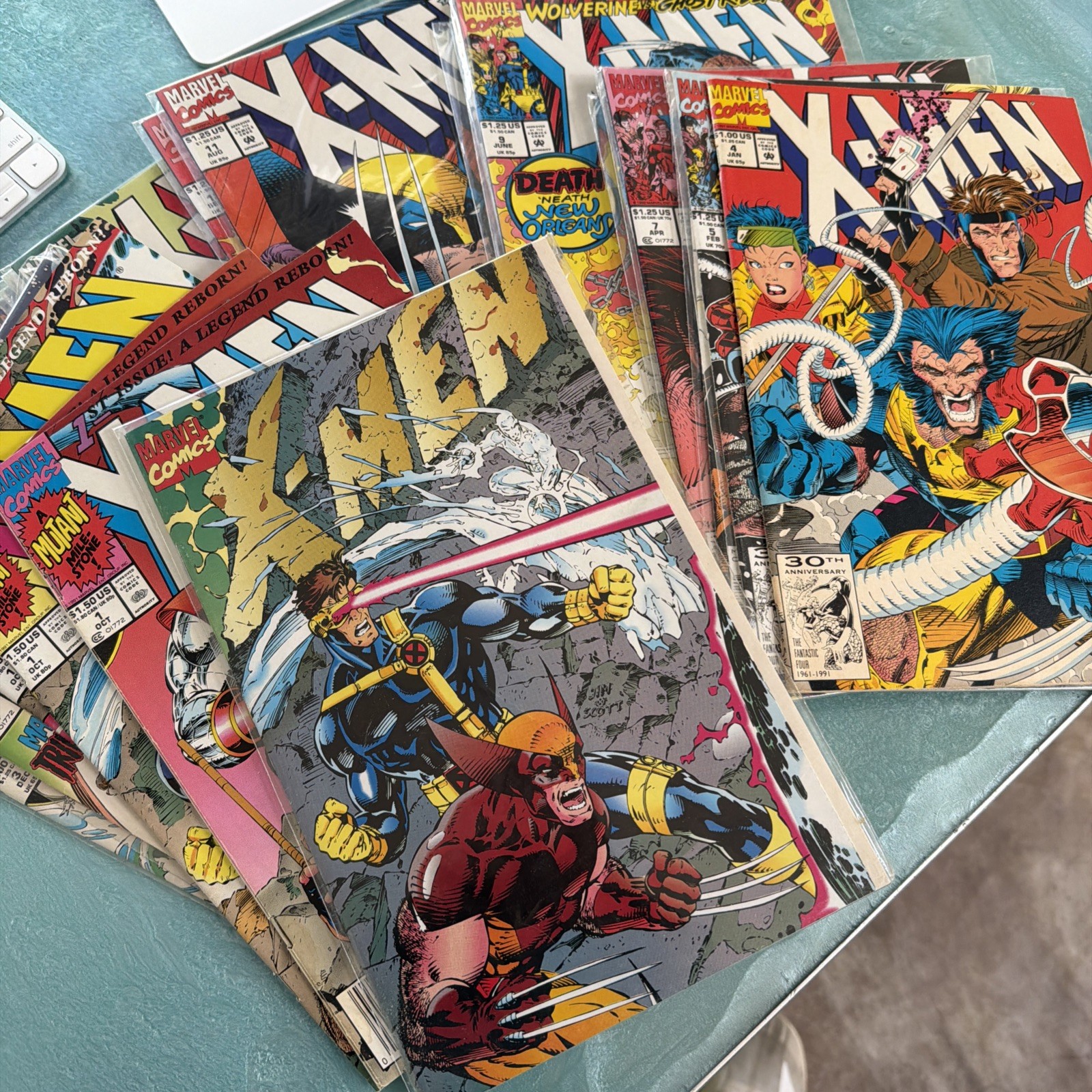 X-MEN 1991 Jim lee #1-20 complete Set + 3 Variant #1 covers