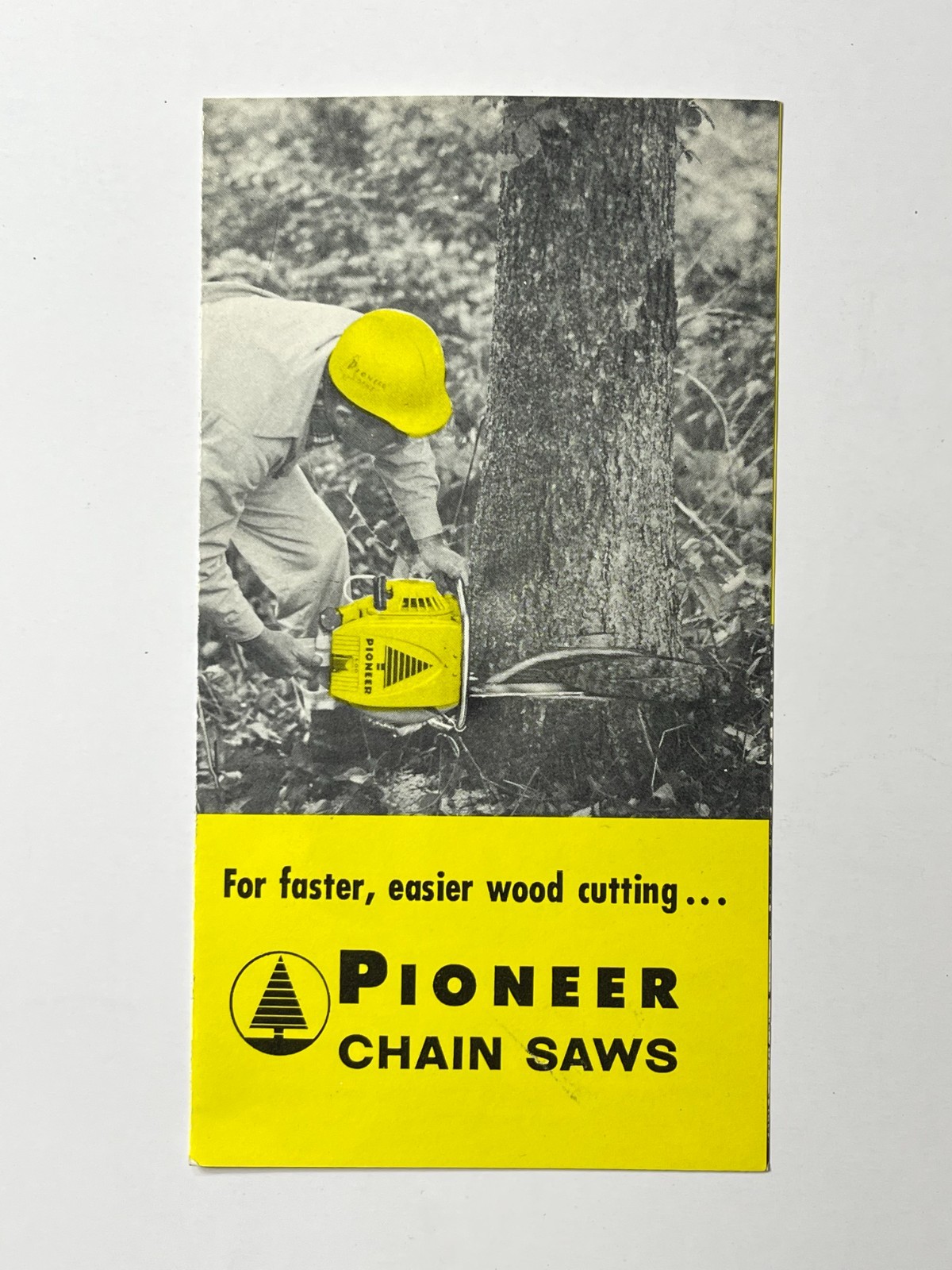 Vintage Original Late 1950s - Pioneer Brand Chainsaws Sales Brochure Vintage Original Late 1950s - Pioneer Brand Chainsaws Sales Brochure