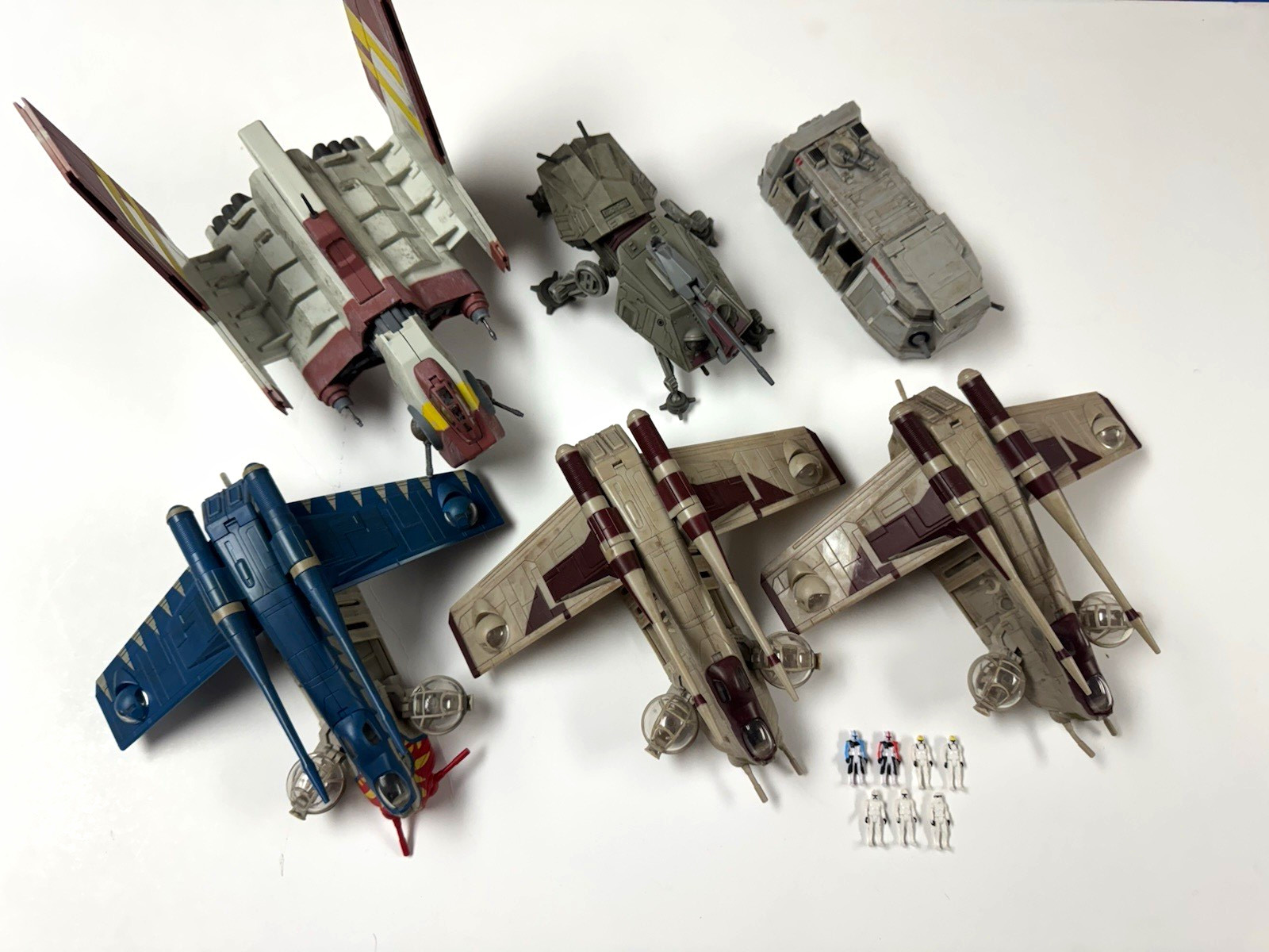 Star Wars Micro-galaxy + RARE Revell Attack Shuttle + Action Fleet AT-TE Lot Star Wars Micro-galaxy + RARE Revell Attack Shuttle + Action Fleet AT-TE Lot