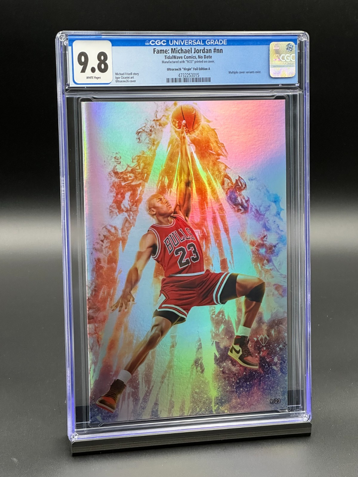 Fame Michael Jordan CGC 9.8 - Ultraraw26 Virgin Edition A - FOIL -  LTD 23