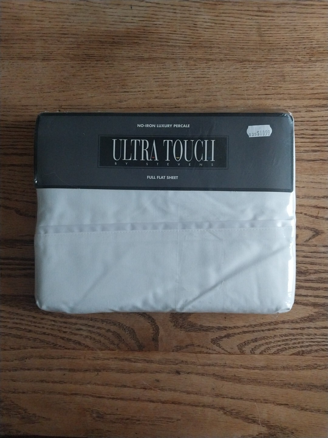 Vtg Stevens Ultra Touch Full Flat Bed Sheet White Luxury Percale made in USA Vtg Stevens Ultra Touch Full Flat Bed Sheet White Luxury Percale made in USA
