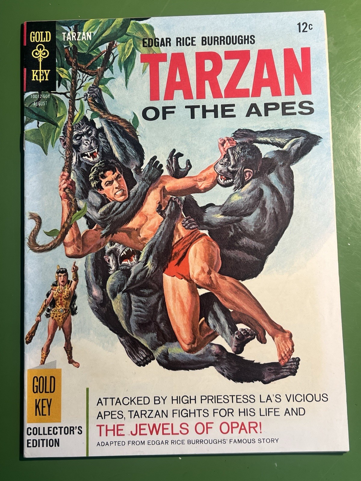 Edgar Rice Burroughs\' Tarzan of the Apes #159 (Western August 1966) VF/NM