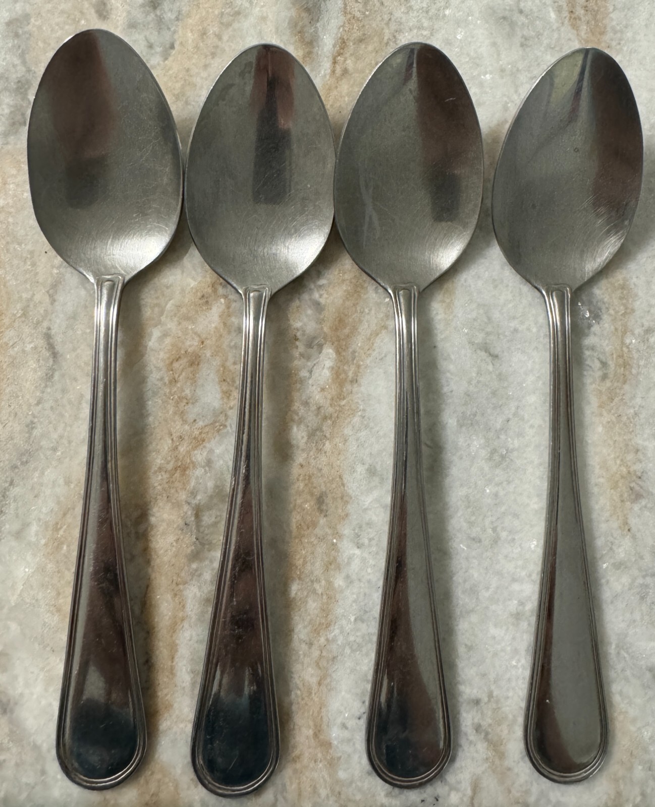 4 Place/Oval Soup Spoon Stratford (Stainless) by Towle Silver