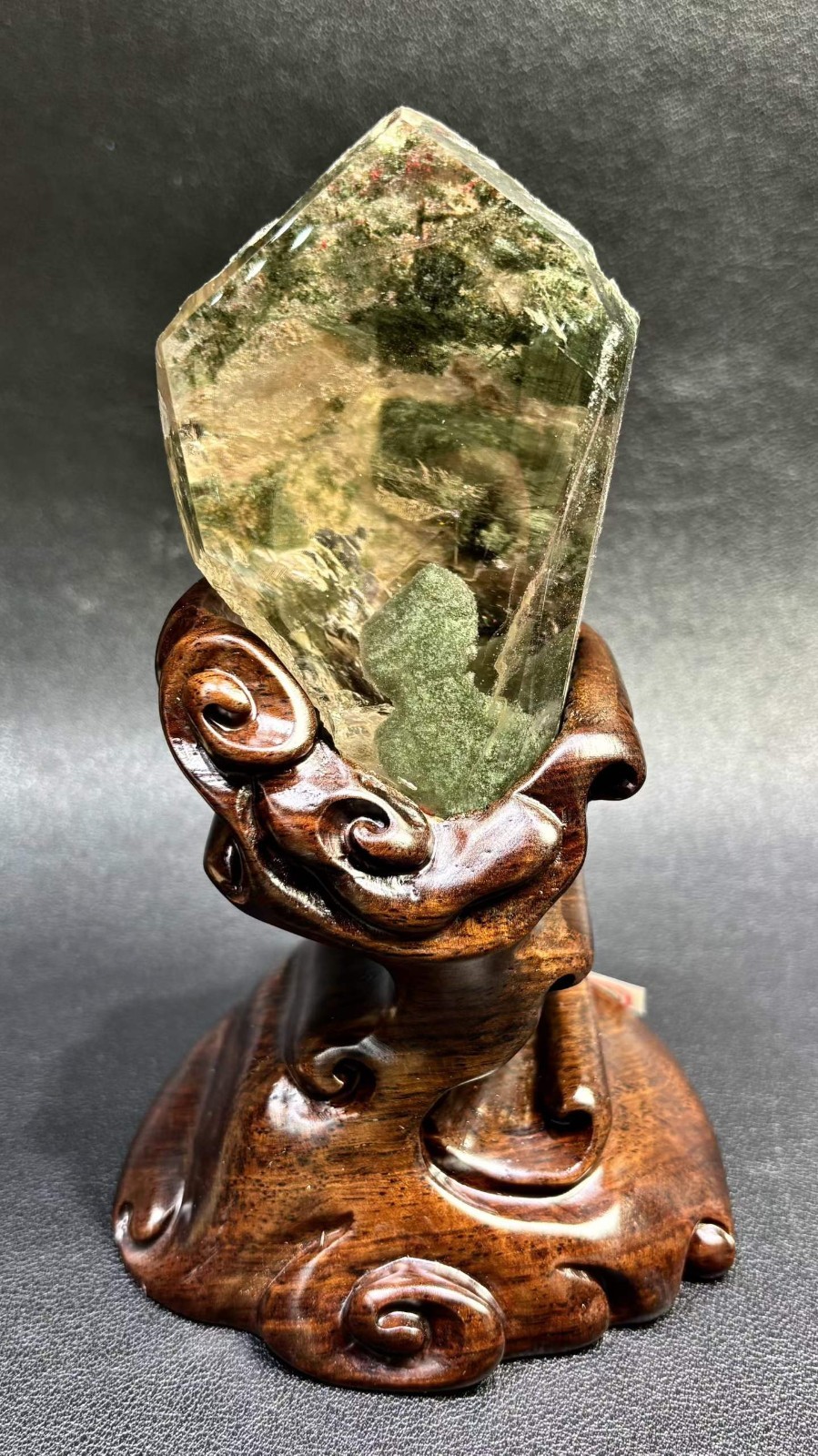 640g top Natural quartz Garden Crystal specimen Reiki Decor+stand 640g top Natural quartz Garden Crystal specimen Reiki Decor+stand