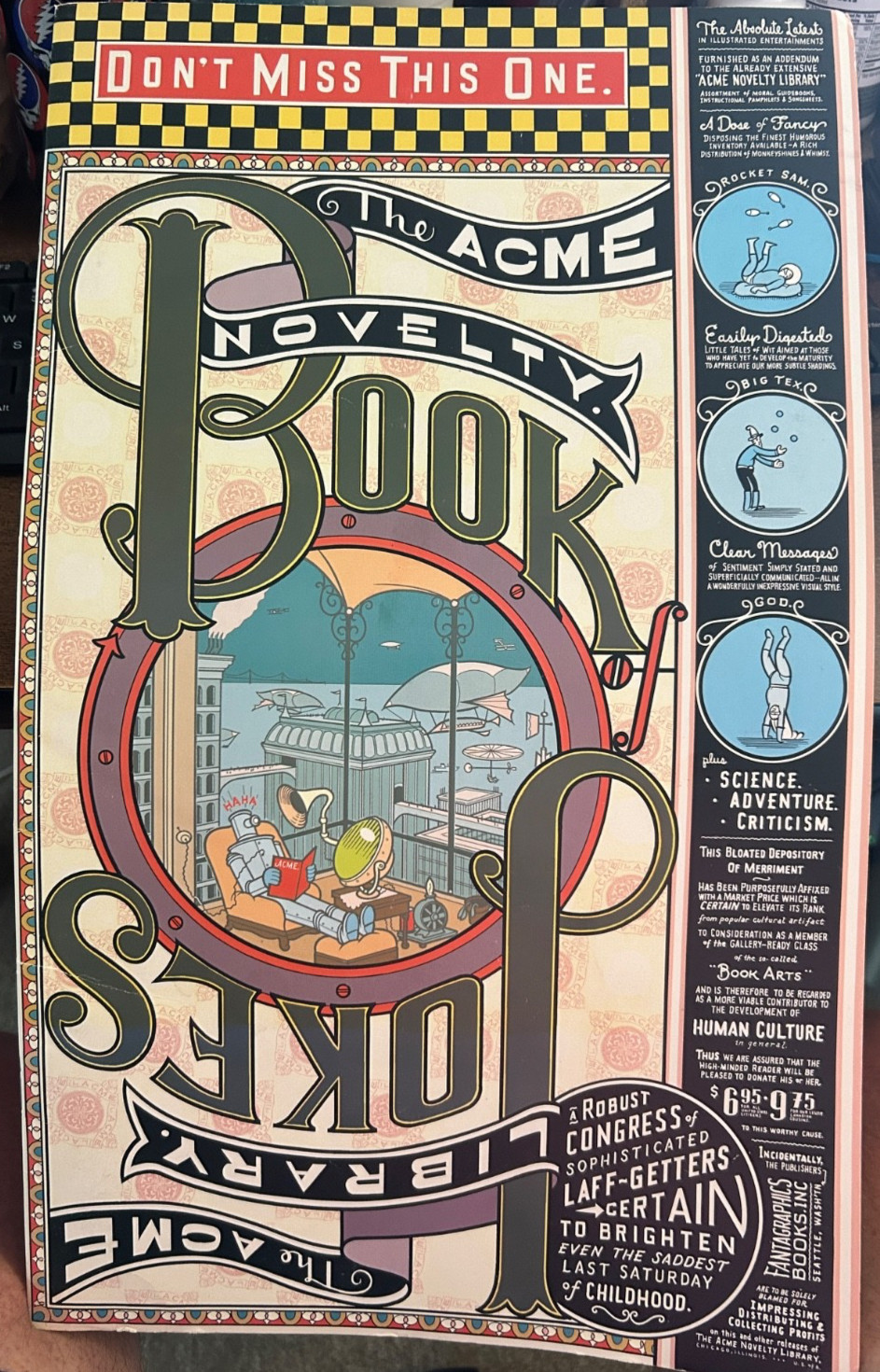 The Acme Novelty Library - Great Book of Jokes Volume 7 Issue 7 Summer 1996 The Acme Novelty Library - Great Book of Jokes Volume 7 Issue 7 Summer 1996