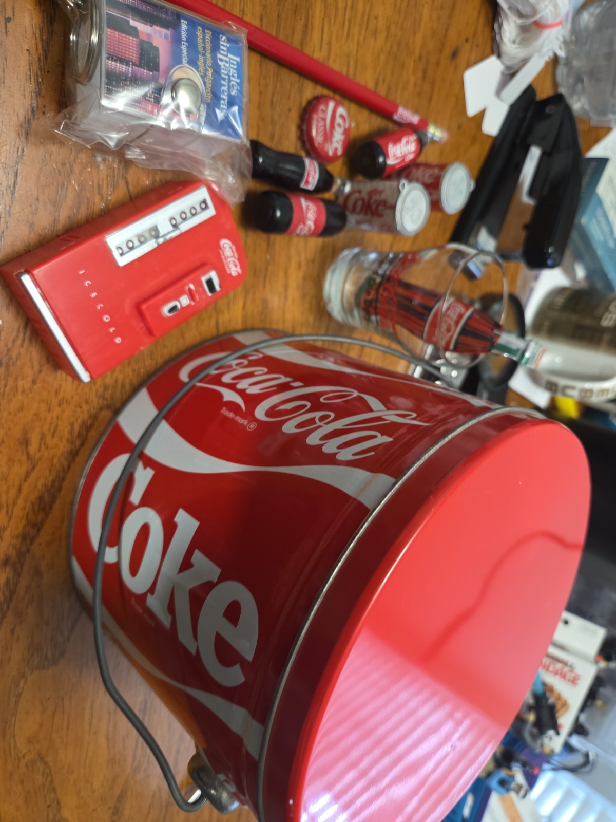  Vintage Red Coca Cola Tin 6