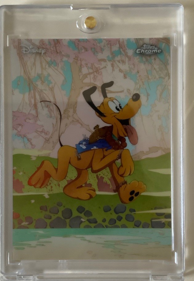 Topps 2026 Disney Chrome Disney Ukiyo-e Pluto Insert Card UK-6 Case Hit Topps 2026 Disney Chrome Disney Ukiyo-e Pluto Insert Card UK-6 Case Hit
