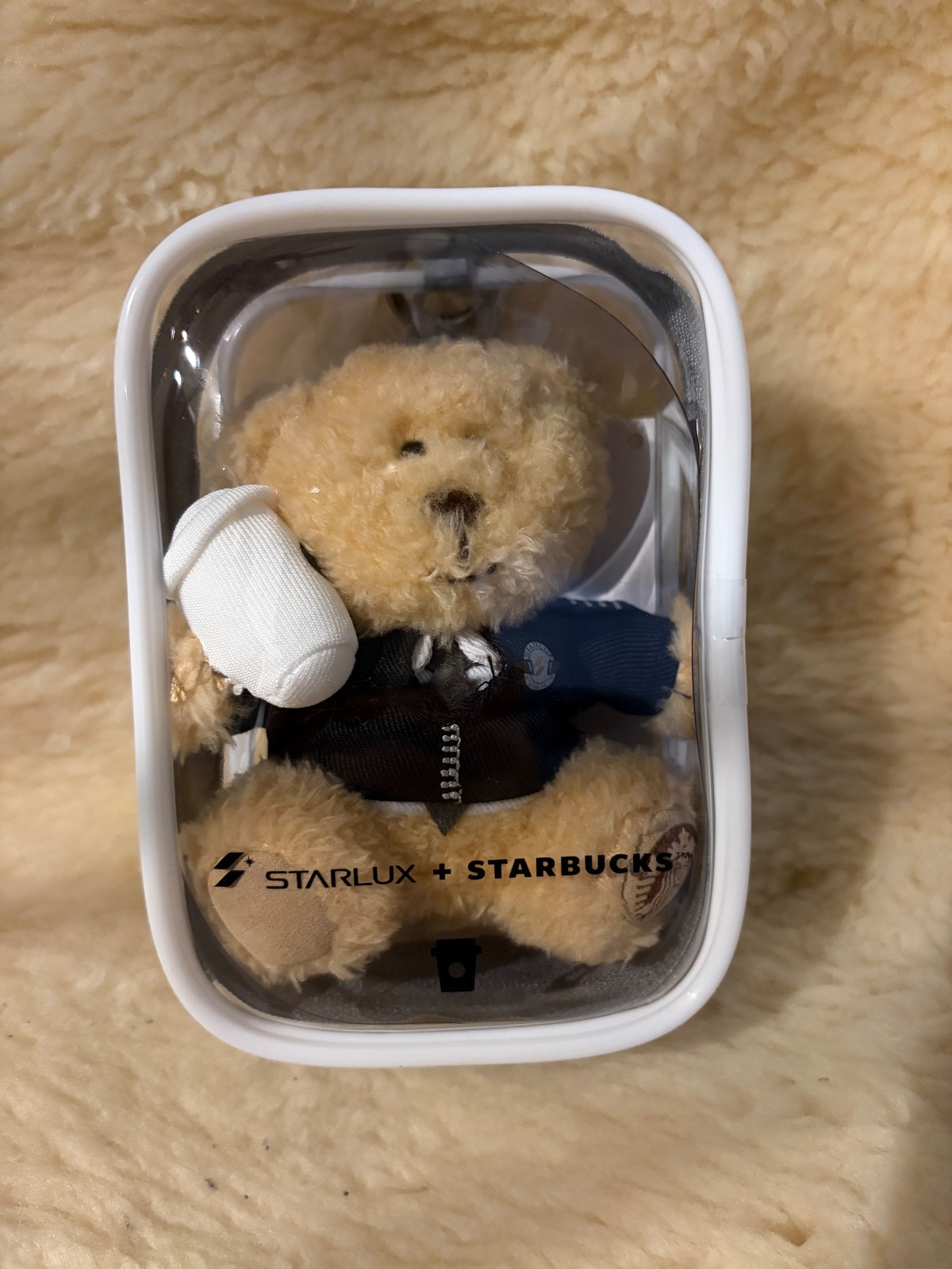 Starlux + Starbucks Taiwan Exclusive Pilot Bearista Keychain / New with Tag
