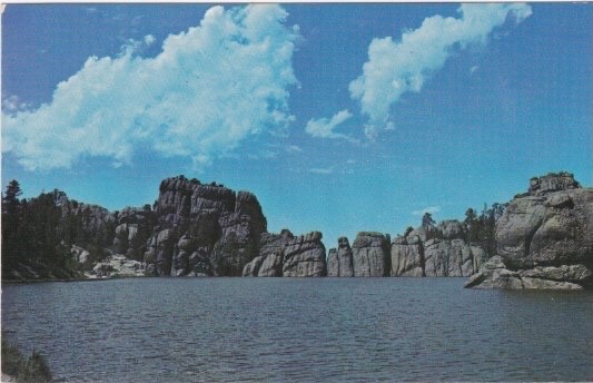 View of Sylvan Lake-The Mile High Lake, South Dakota