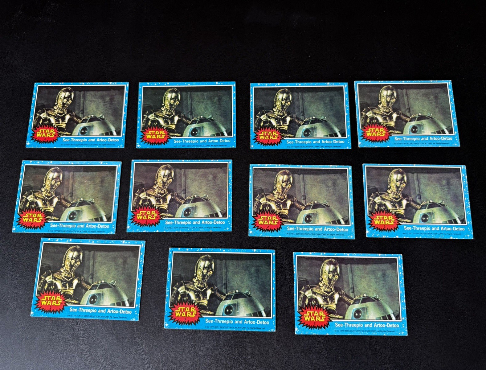Topps 1977 Star Wars #2  See-Threepio and Artoo-Detoo 