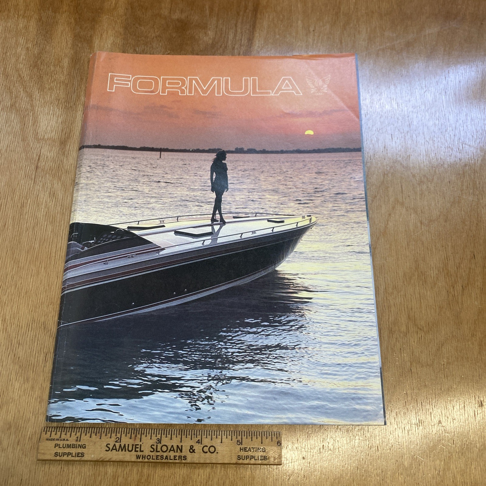 Vintage 1983 Formula Thunderbird Boats Sales Brochure Catalog Performance Sunset
