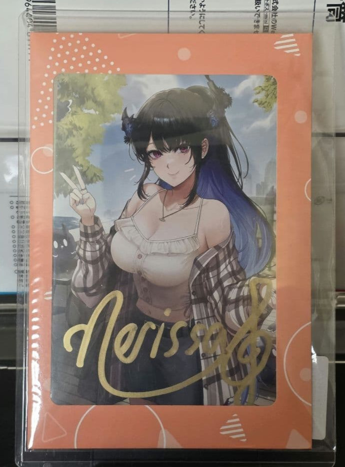 Hololive Nerissa Ravencroft Birthday Commemoration 2025 Autographed Postcard
