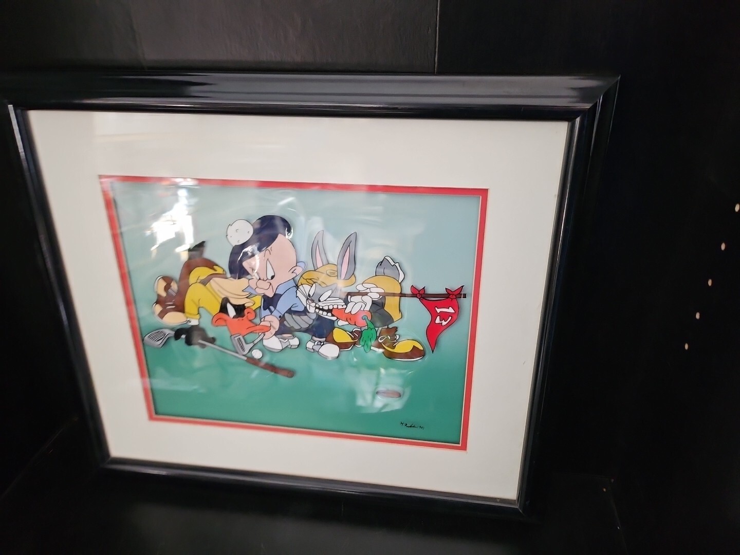 Authentic Looney Tun animation Film Cell Art picture Rare Disney Gem Grail 1998