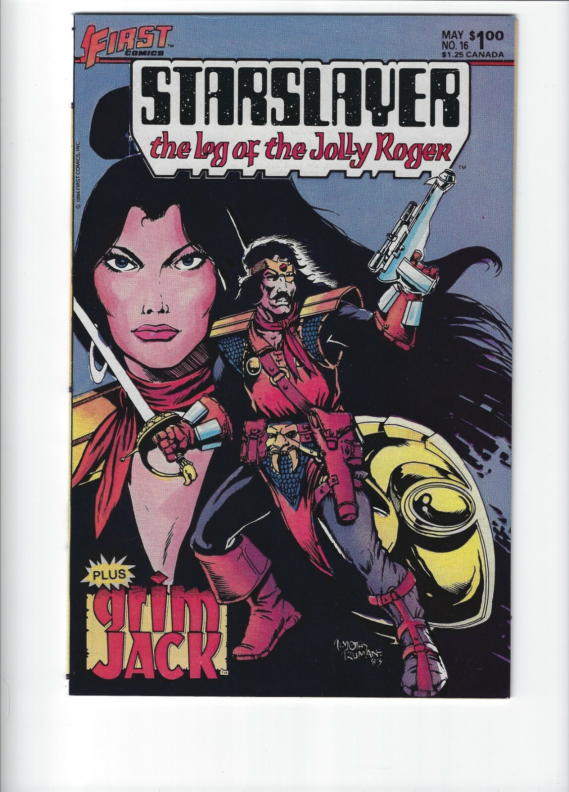Starslayer #16, 1st Appearance Rhian, Maethe from Grimjack, NM- 9.2,1st Pr.,1984 Starslayer #16, 1st Appearance Rhian, Maethe from Grimjack, NM- 9.2,1st Pr.,1984