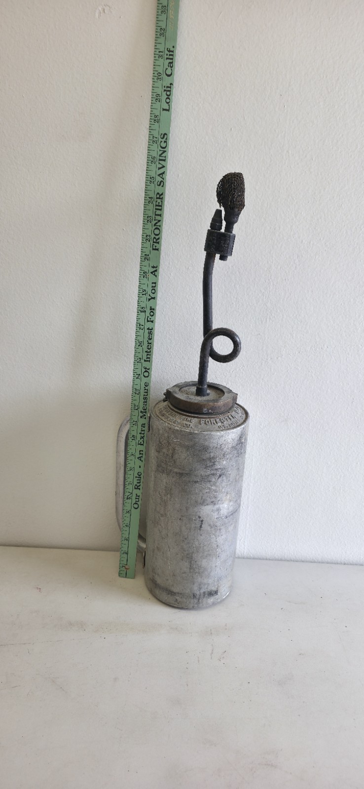 Vintage FORESTER Seal-Tite Drip Torch Western Fire Equipment USFS San Francisco