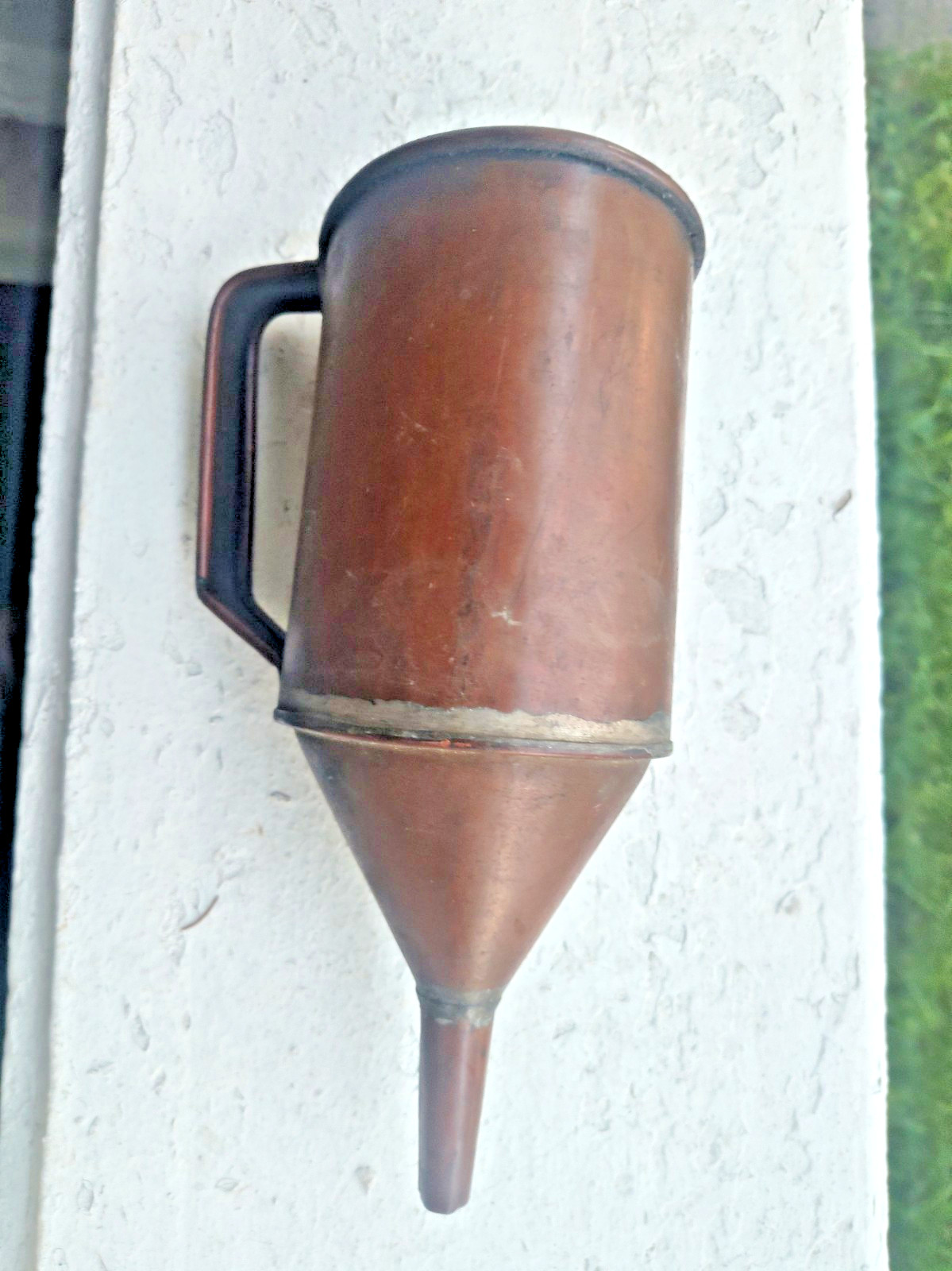 Antique 10'' Copper Funnel Distillery