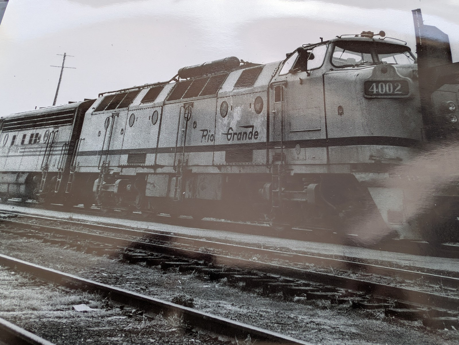 1950\'s TRAIN FANS- Denver & Rio Grande Western (D&RGW) No. 4002, a Krauss-Maffei 1950\'s TRAIN FANS- Denver & Rio Grande Western (D&RGW) No. 4002, a Krauss-Maffei