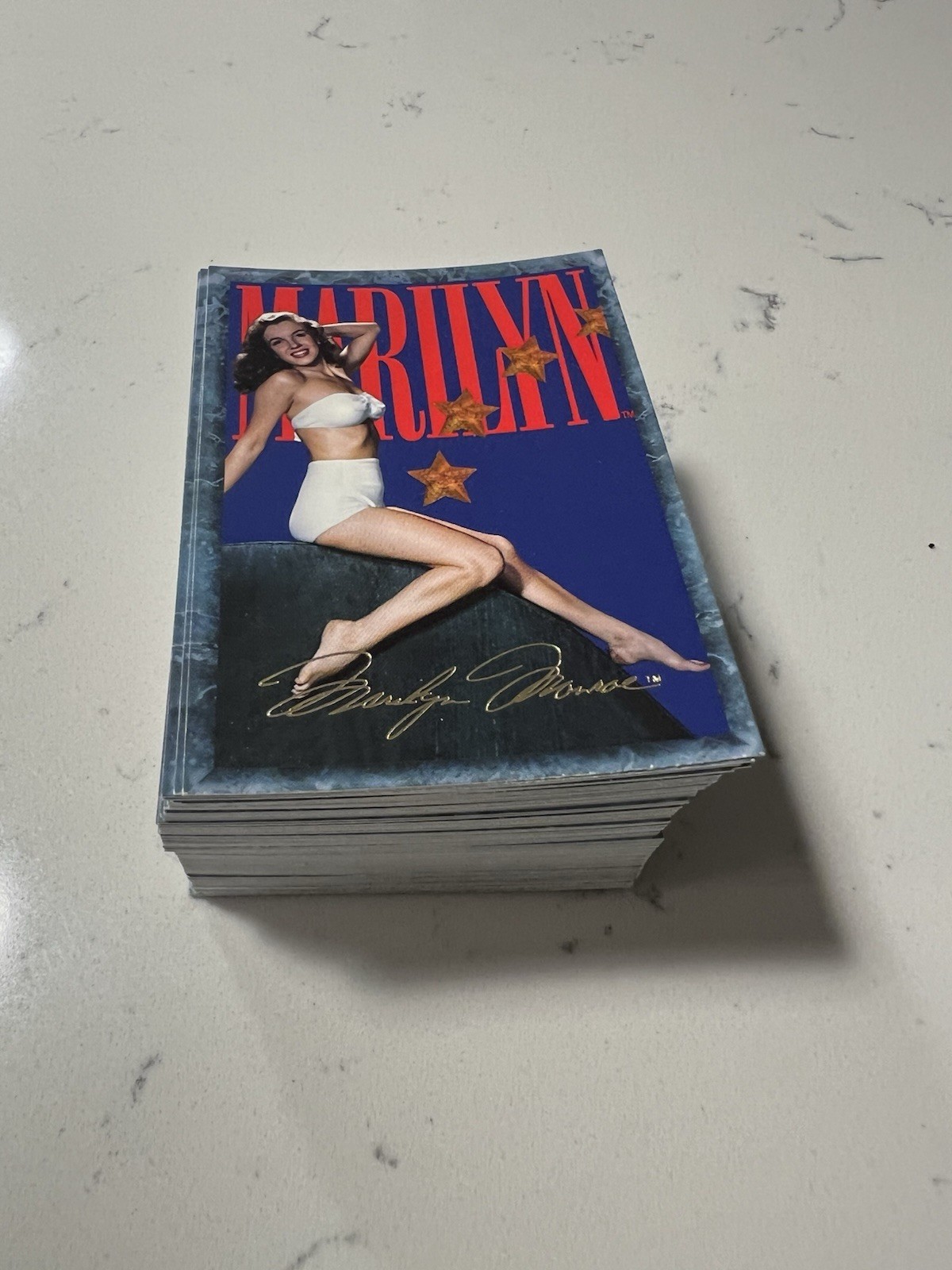 1993 Collector Marilyn Monroe Trading Cards Complete Set Of 100 Sports Time NEW