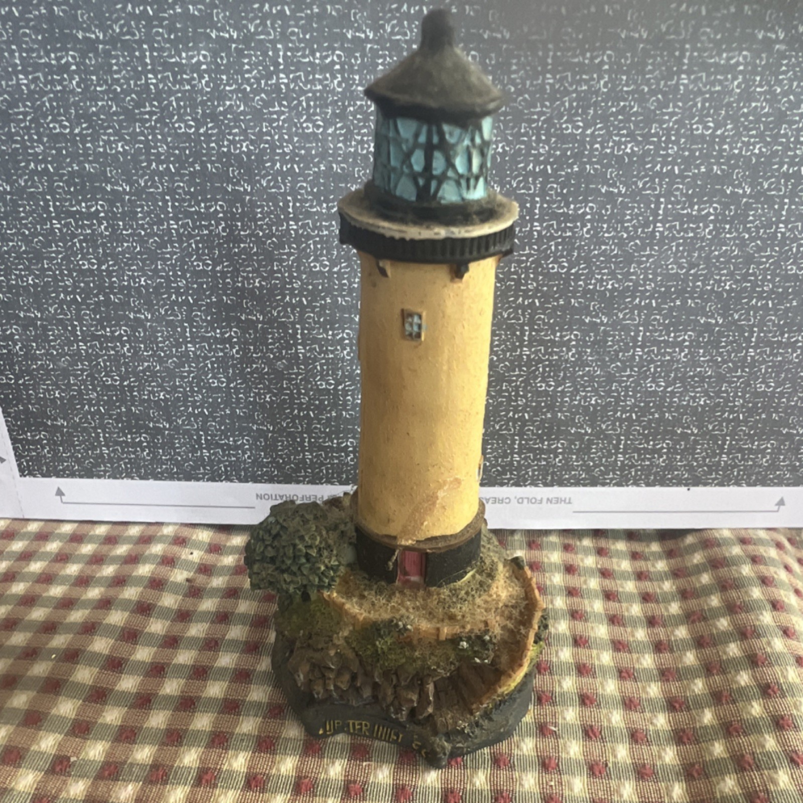 Jupiter Inlet Lighthouse Figurine Florida Souvenir Collectible