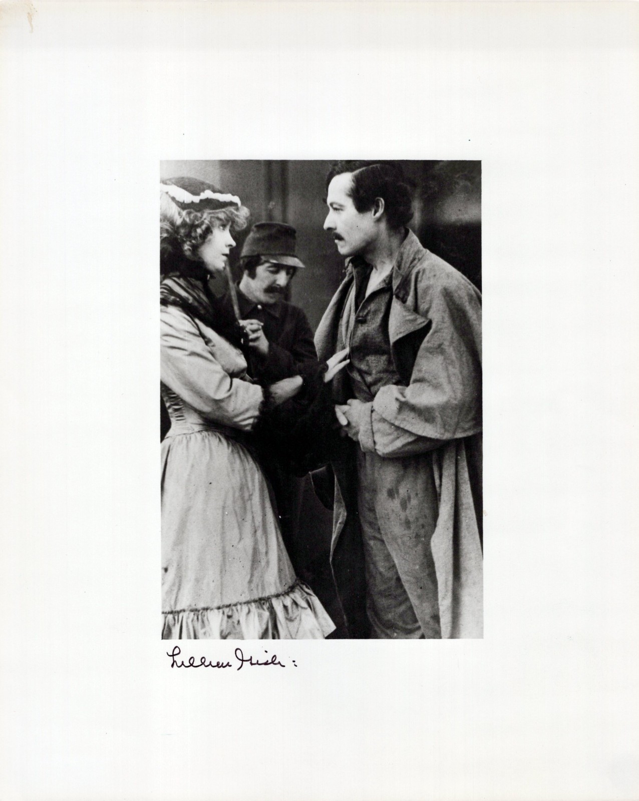 HOLLYWOOD Lillian Gish SIGNED AUTOGRAPH 1920s STUNNING PORTRAIT ORIG PHOTO MA40