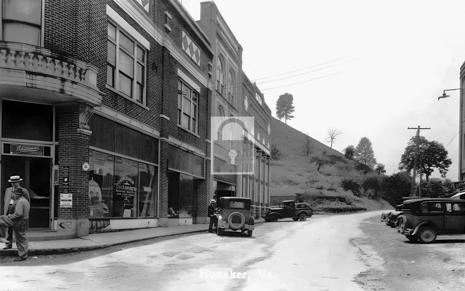 Street View Drug Store Honaker Virginia VA - Reprint