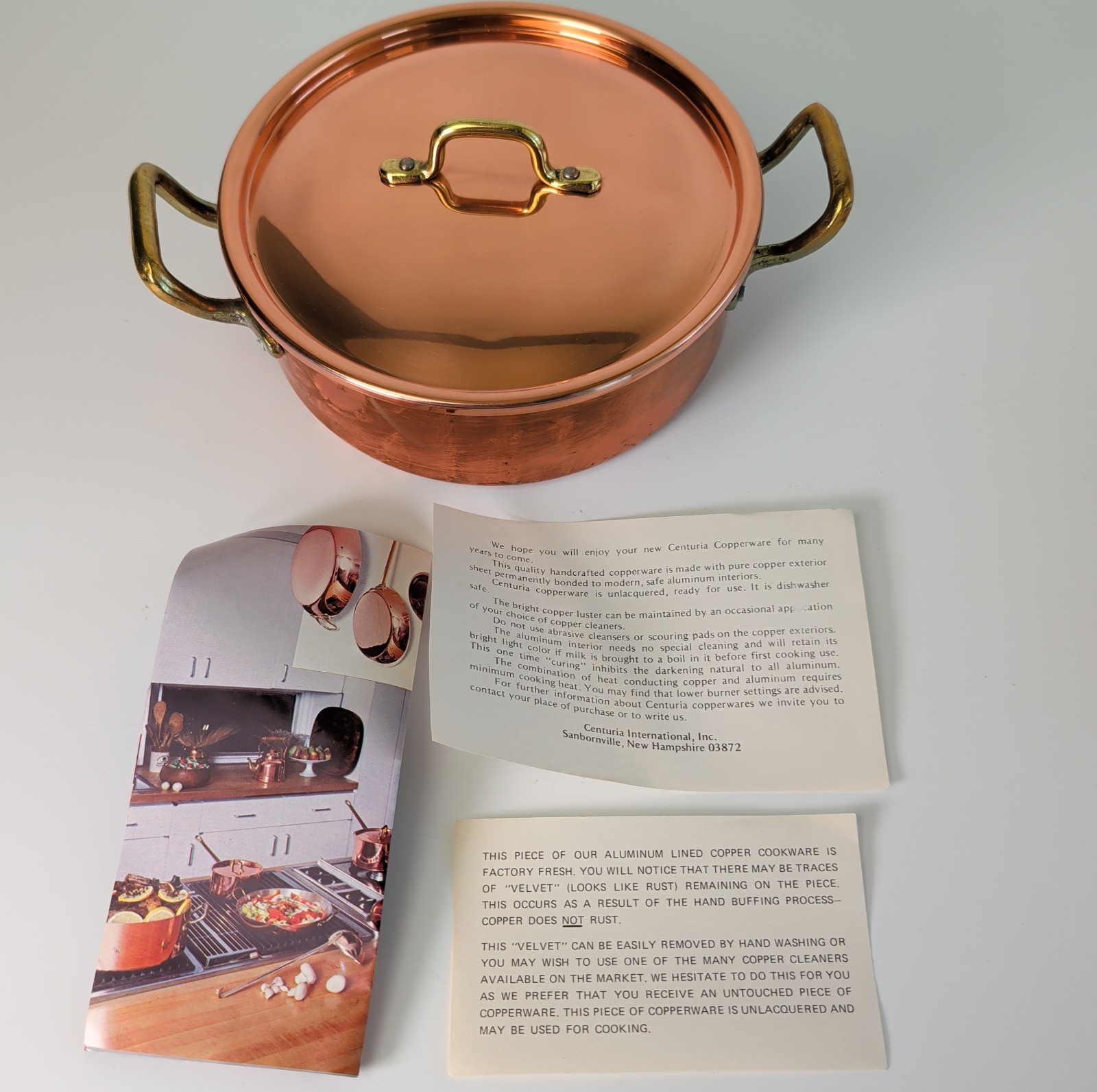 Vintage La Belle Cuisine Centuria International 7.5” Sauce Pan Copper  France