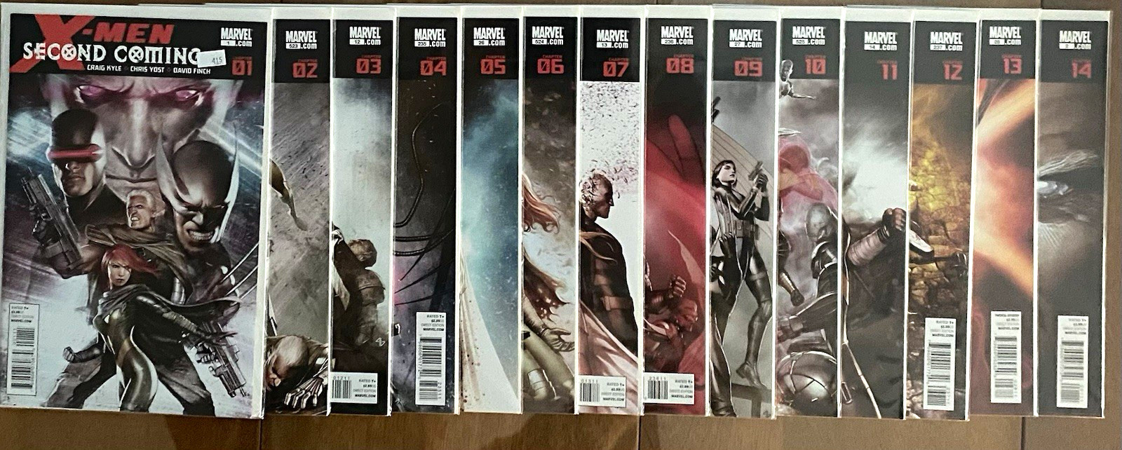 Marvel X-Men: Second Coming Comic Book Lot Ch 1-14 + Revelations #1 Kyle Yost