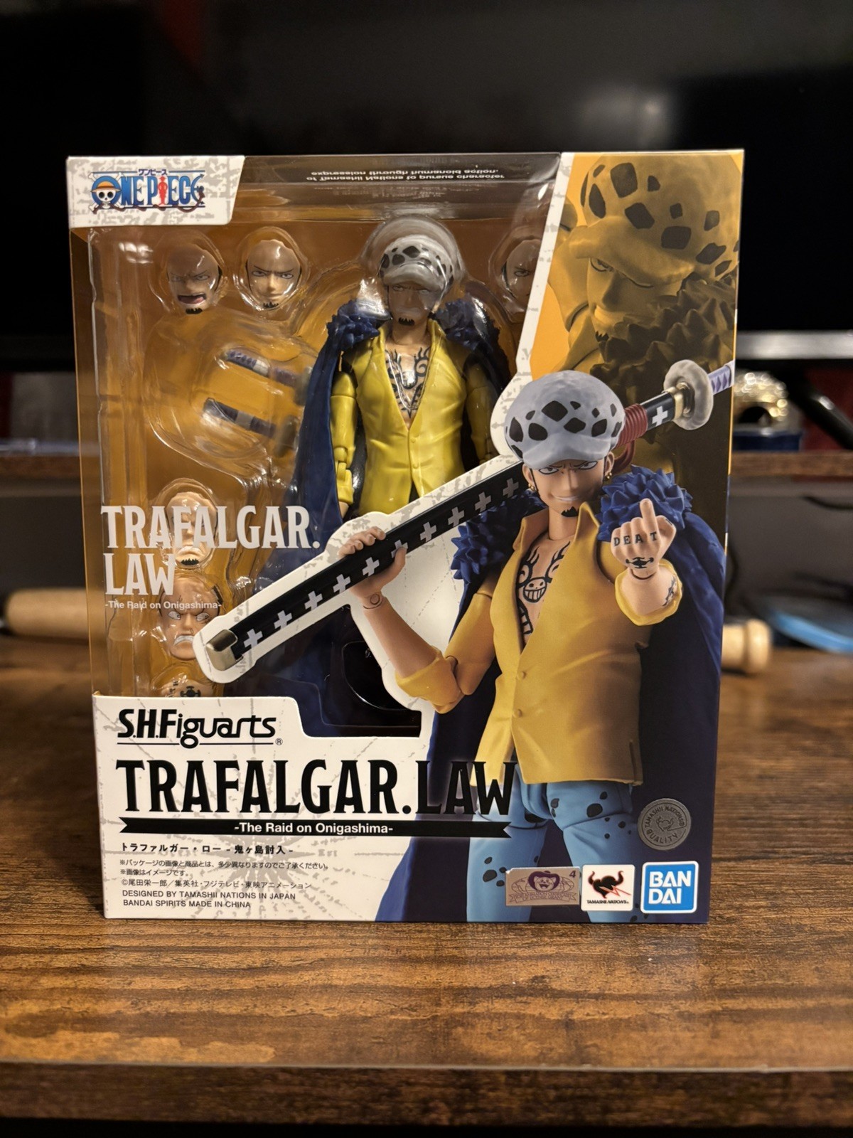 Bandai S.H.Figuarts One Piece SHF Trafalgar Law The Raid on Onigashima Version Bandai S.H.Figuarts One Piece SHF Trafalgar Law The Raid on Onigashima Version