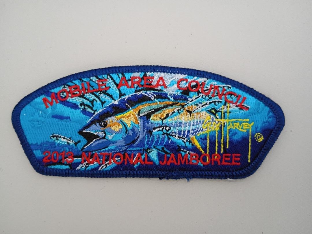 2013 National Scout Jamboree - Mobile Area Council (JSP) - Guy Harvey Patch