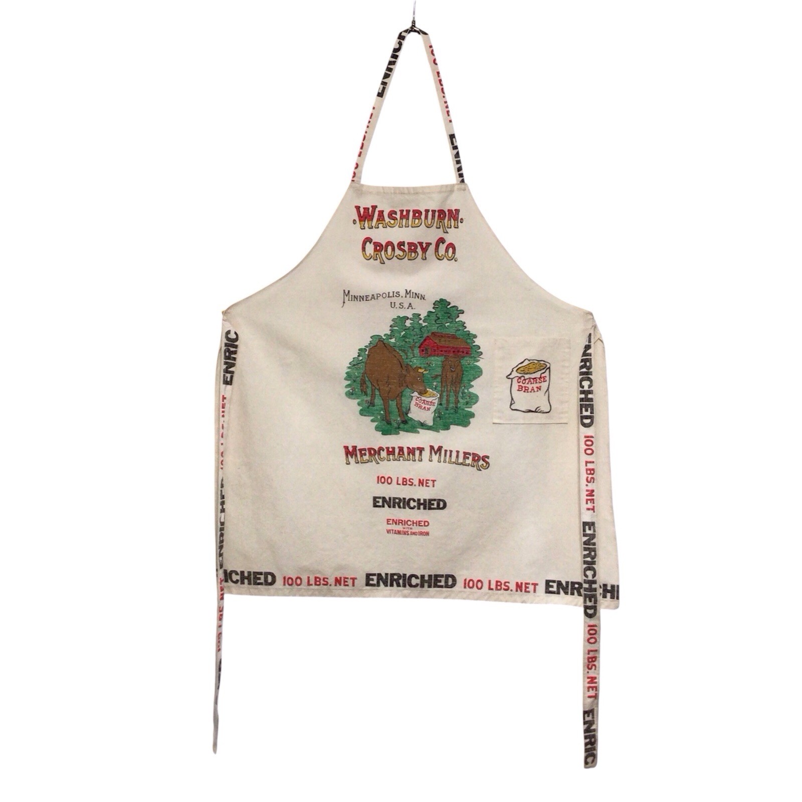 Vintage Washburn Crosby Co. Merchant Millers Apron