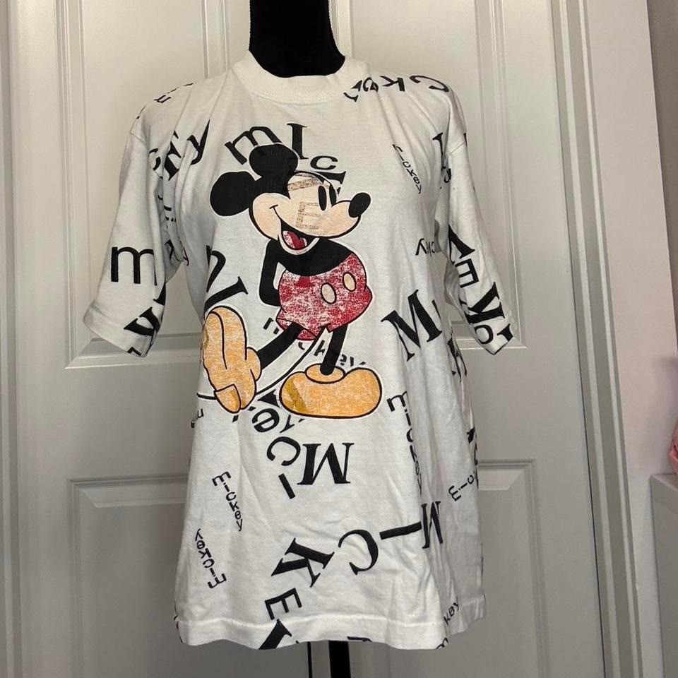 Vintage Disney Originals Mickey All-Over Print T-Shirt – 80s/90s – L/XL Vintage Disney Originals Mickey All-Over Print T-Shirt – 80s/90s – L/XL