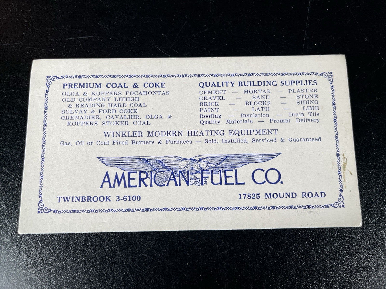 American Fuel Co Twinbrook Olga Koppers Pocahontas Hard Coal Winkler Energy American Fuel Co Twinbrook Olga Koppers Pocahontas Hard Coal Winkler Energy