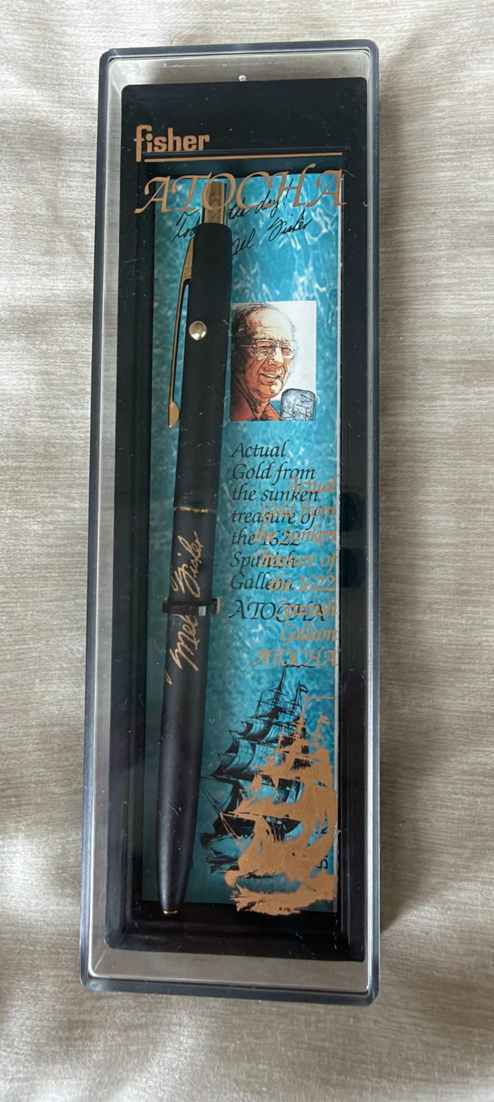 Rare Mel Fisher Space Pen Contains Actual Gold from 1622 Atocha Shipwreck