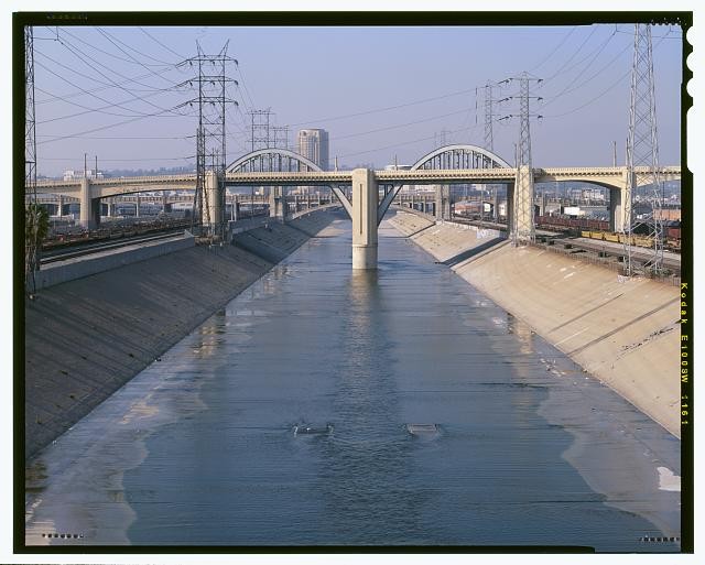 Photo:Los Angeles California 1930s Sixth Street Viaduct 101 Freeway Bridge