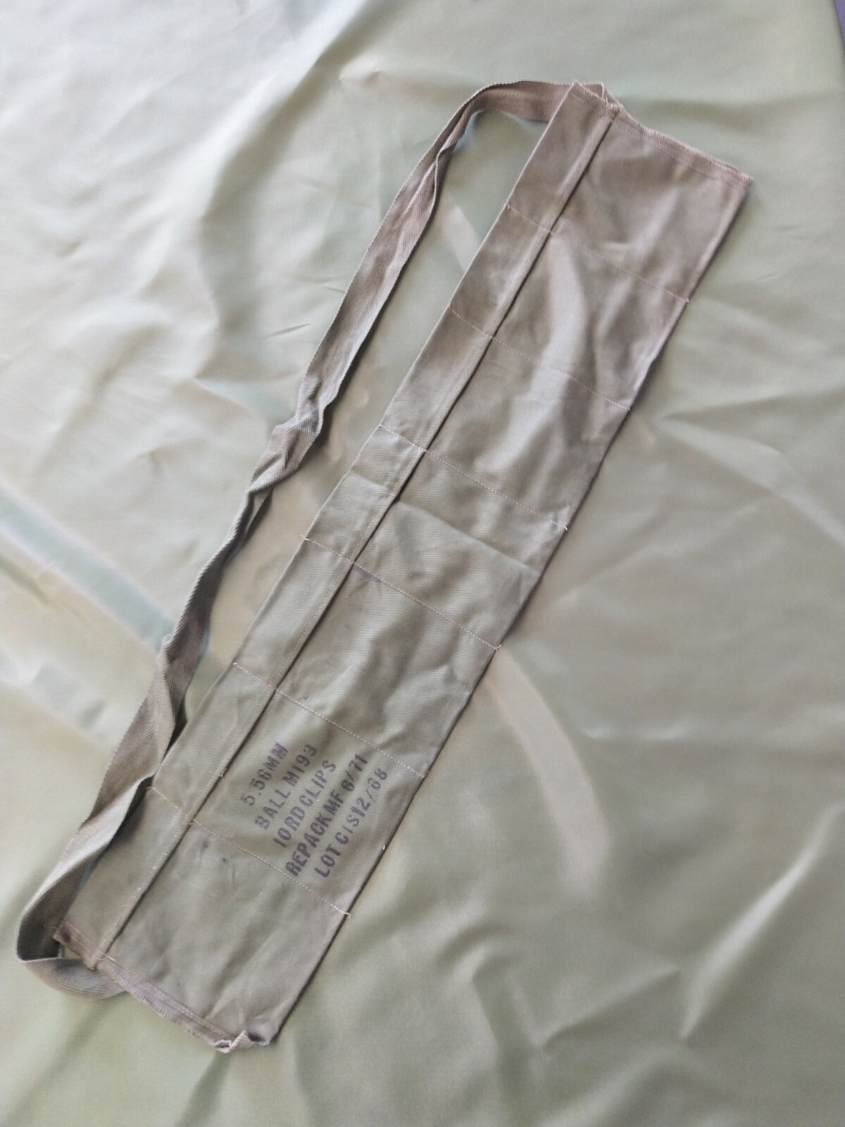 Bandolier for M16, 5.56mm - Australian Army Vietnam Woven Webbing Shoulder Strap