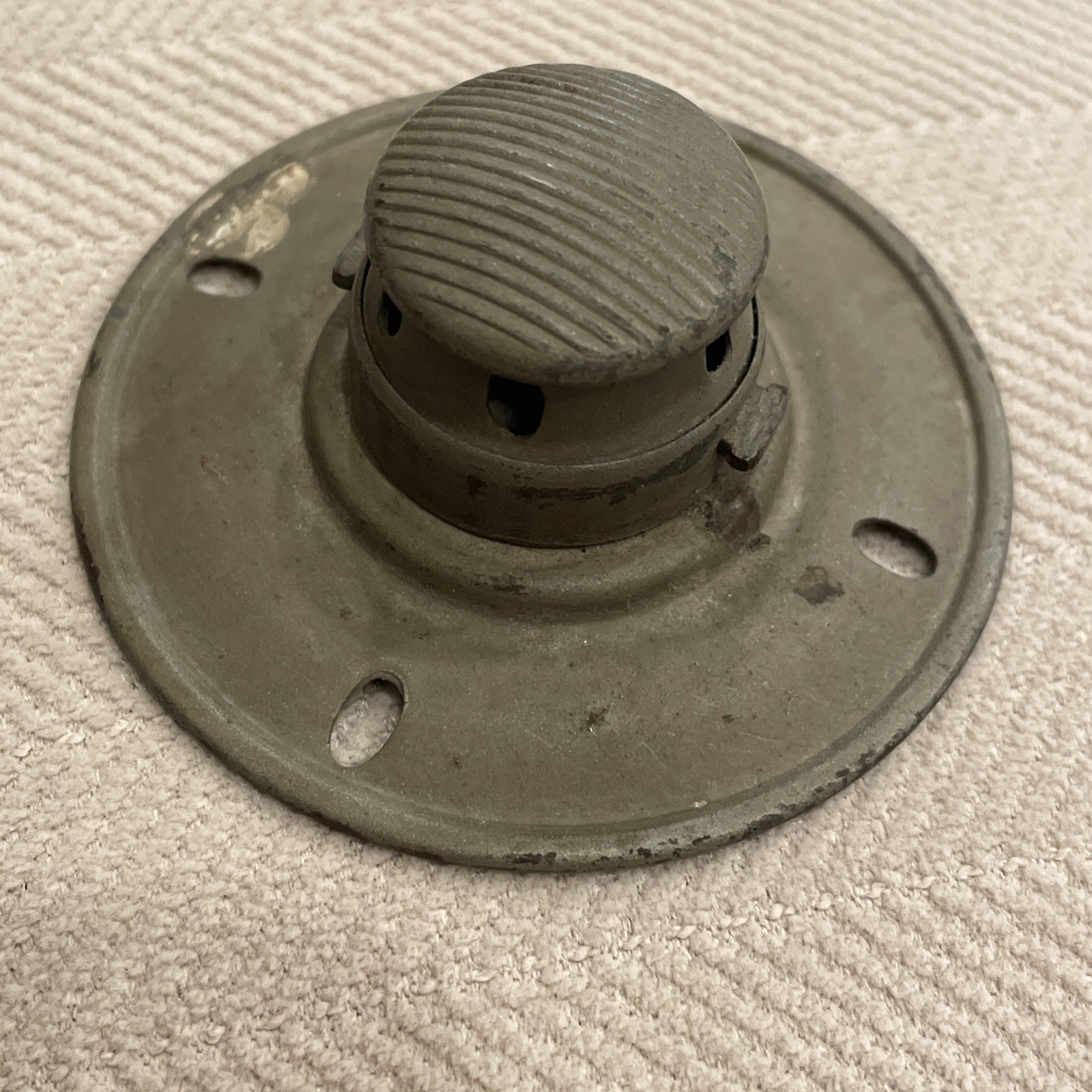 WW1 Imperial German Spike Helmet Base Plate Original WWI Pickelhaube NICE